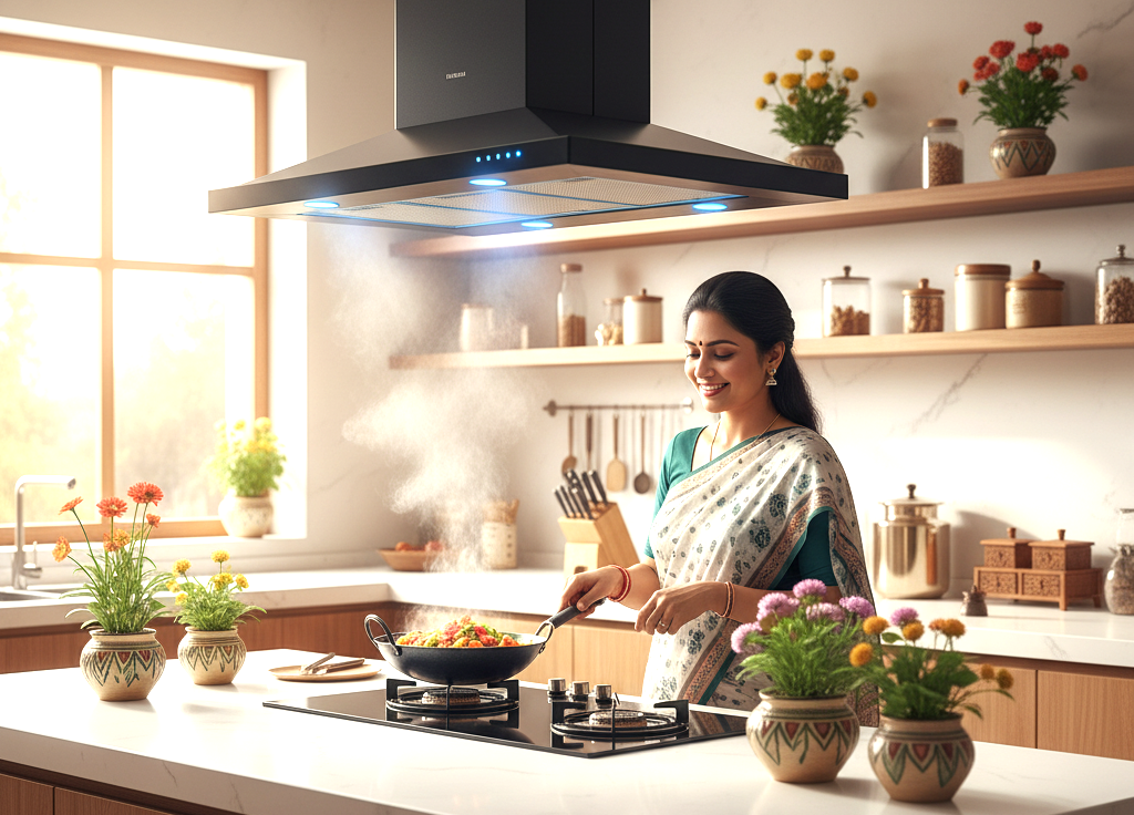 "स्वस्थ जीवनशैली के लिए टॉप 5 बेस्ट स्मार्ट किचन चिमनी"